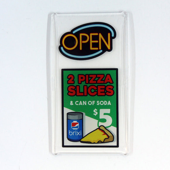 Pizzeria Window - Open