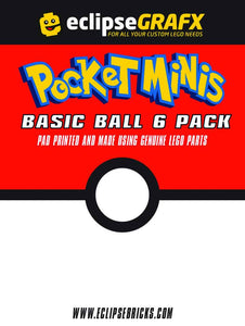 Pocket Monster Balls - 6 basic Balls