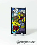 Christian Stained Glass Windows Pack - Yellow