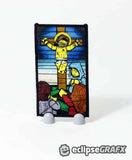 Christian Stained Glass Windows Pack - Yellow