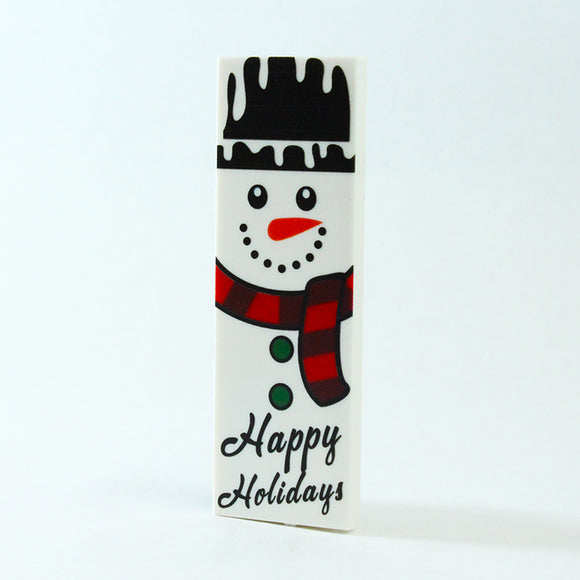 2x6 Door Sign - Happy Holidays Frosty