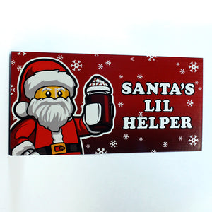 8x16 Billboard Tile - Santa's Lil Helper
