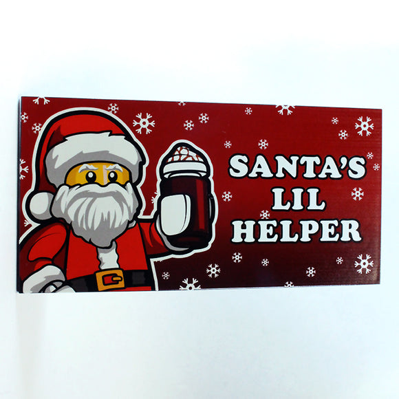 Li Helper Santa 8x16 Billboard Tile - Santa's Lil Helper