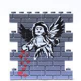Graffiti Wall - Angel Hearts