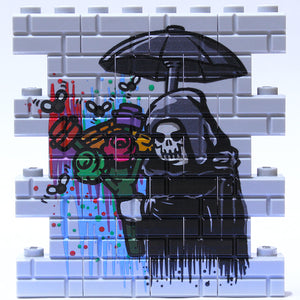 Graffiti Wall - Flowers Of Death
