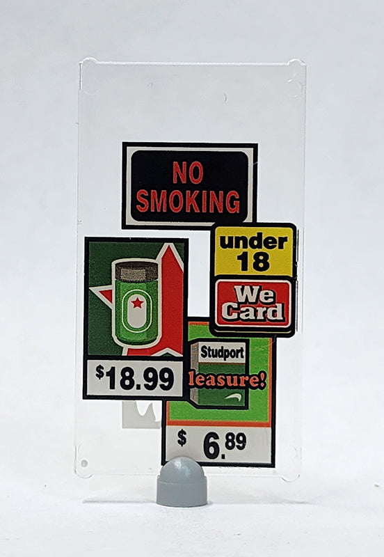 Grocery Store Window - No Smokin