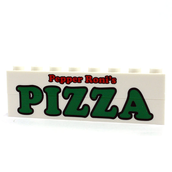 2x1x8 Pepper Roni's Pizza - Shop Sign