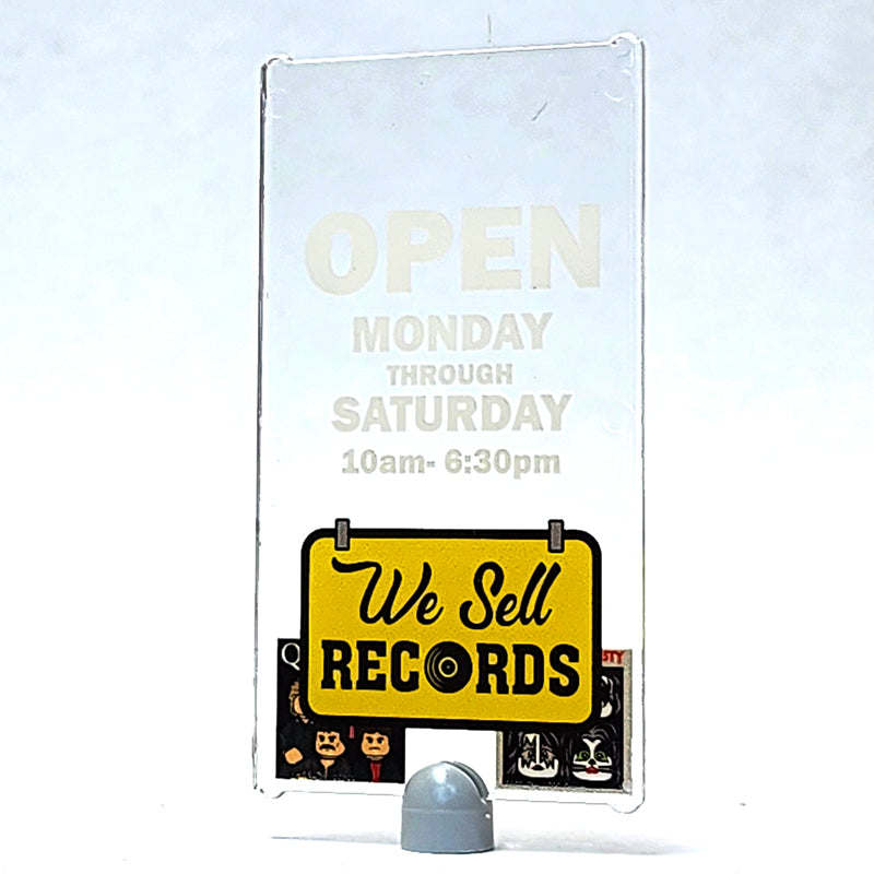 Record Store Window Record Store Window - We Sell Records