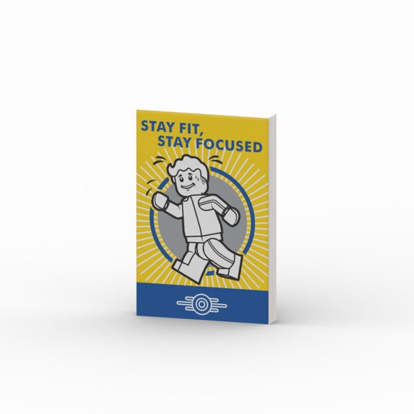 2x3 Poster - Stay Fit (Runner) - 13