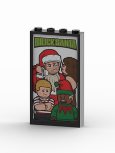 Movie Poster - Brick Santa