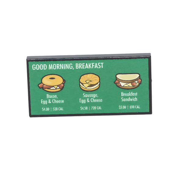 2x4 Starbloks Menu - Good Eats