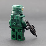 Master Chief – Dark Green custom minifigure back view showing BrickForge armor and helmet