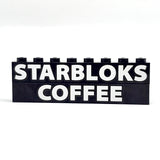 2x1x8 Starbloks Sign - Black