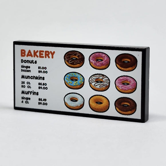 2x4 Brickin' Menu - Bakery