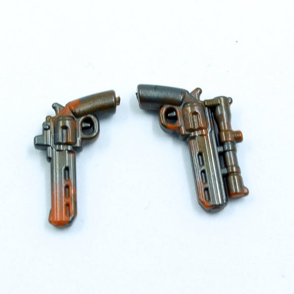 BrickArms® Rusty Pair of BrickArms® Radi8 44 Pistols