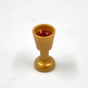 Red Wine - Gold Goblet