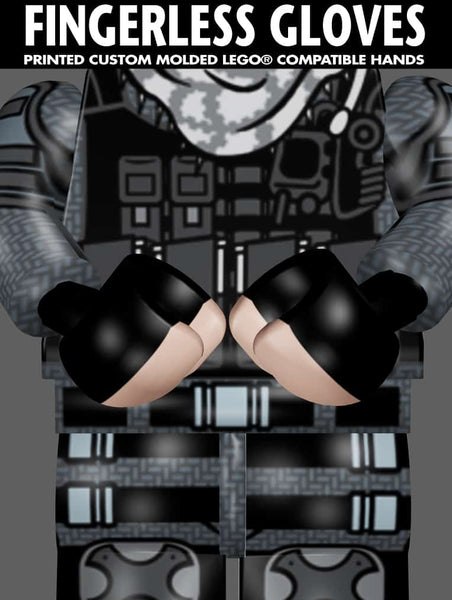 LEGO Minifigure Fingerless Gloves
