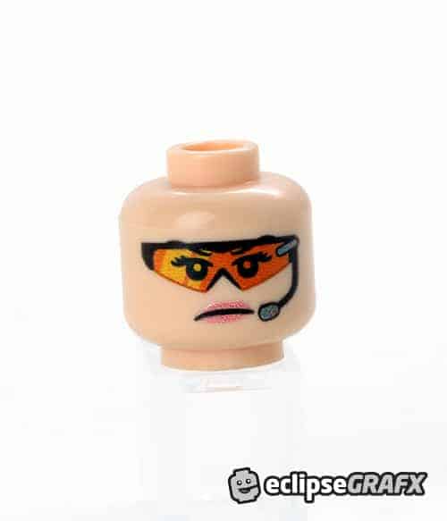 Lego head top light