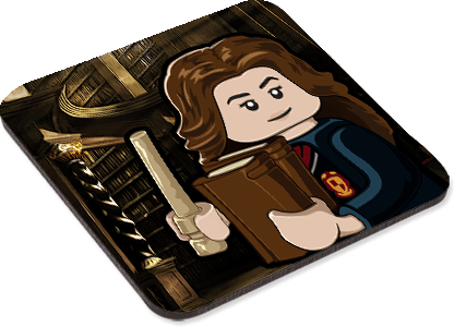 Book Worm Witch - Coaster
