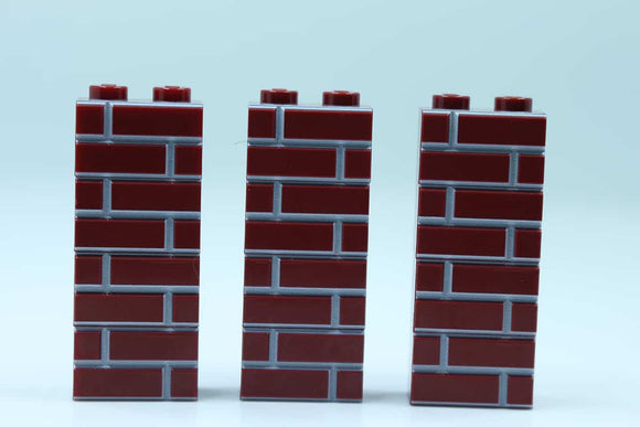 Masonry Bricks - Dark red