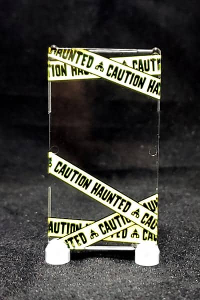 Halloween Window - Caution Tape