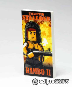 2x4 Rambo 2 Poster