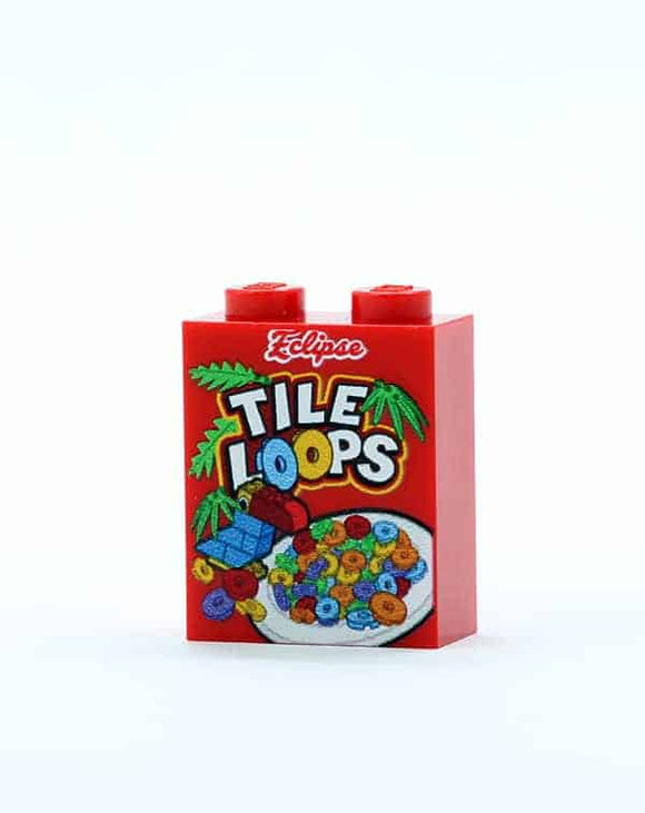Tile Loops Cereal Box