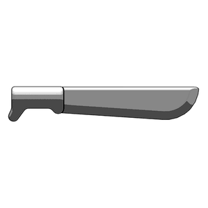 BrickArms® Machete : Silver