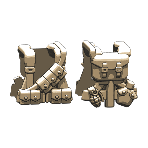 BrickArms® WW2 US Rifleman Vest : Dark Tan