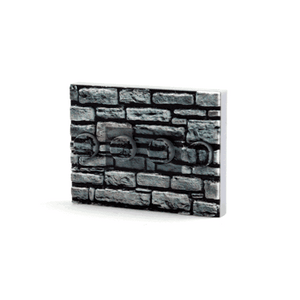 Gray Stone Floor - Minifig Stand