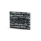 Gray Stone Floor - Minifig Stand