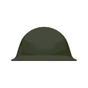 BrickArms® Type 90 (T90) Japanese Helmet : OD Green