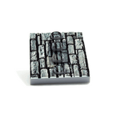 Gray Stone Floor - Minifig Stand