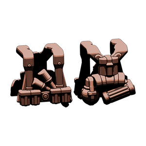 BrickArms® WW2 German Grenadier Vest : Dark Brown