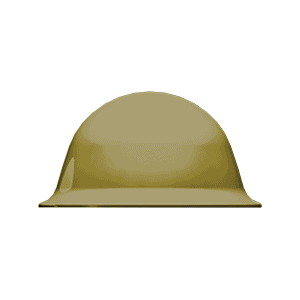 BrickArms® Type 90 (T90) Japanese Helmet : Dark Tan