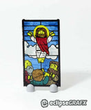 Christian Stained Glass Windows Pack - Yellow