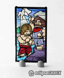 Christian Stained Glass Windows Pack -Lt Flesh