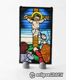 Christian Stained Glass Windows Pack -Lt Flesh