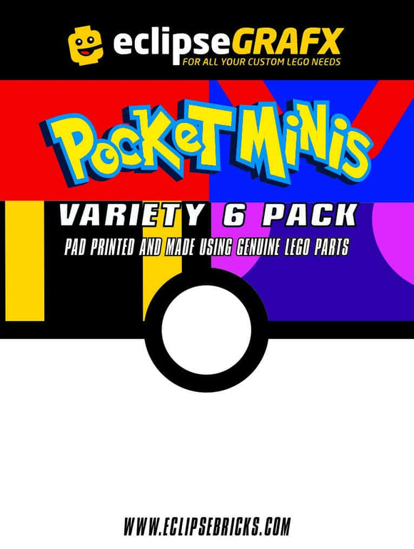 Pocket Monster Balls - 6 Variety Balls